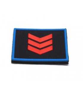 Grade strip Municipal Police three red arrows