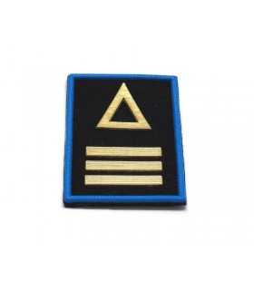 Grade strip Municipal Police three bars and triangle