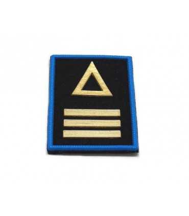 Grade strip Municipal Police three bars and triangle