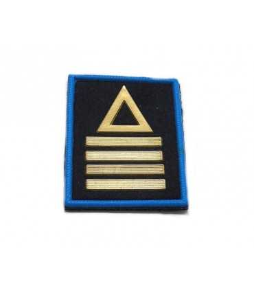 Grade strip Municipal Police four bars and triangle