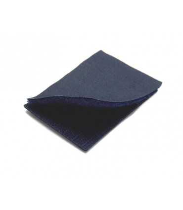 Grado velcro OP plastificato COMANDANTE DIRIGENTE Polizia Locale/Municipale con 3 stelle bordate di rosso e una torre