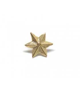 Golden star 6 points with metal screw