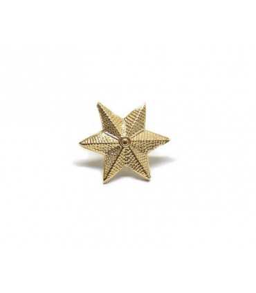 Golden star 6 points with metal screw