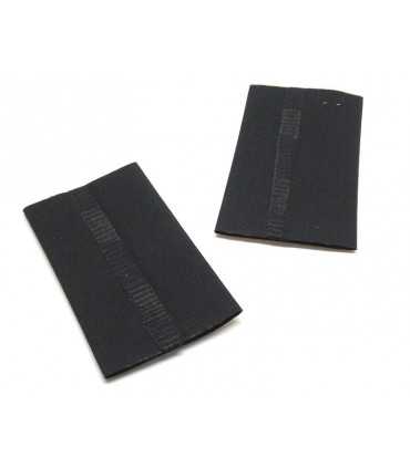 Tubular black musical band golden zither golden edge