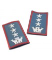 Tubolari CC carabiniere COLONNELO con tre stelle e una torre - Gradi CARABINIERI
