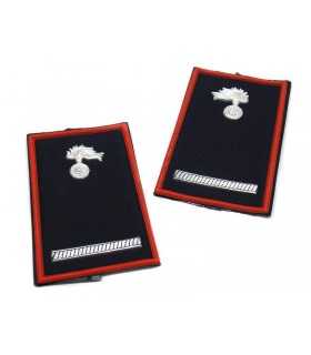 Tubolari CC carabiniere MARESCIALLO a un binario con fiamma invernali - Gradi CARABINIERI