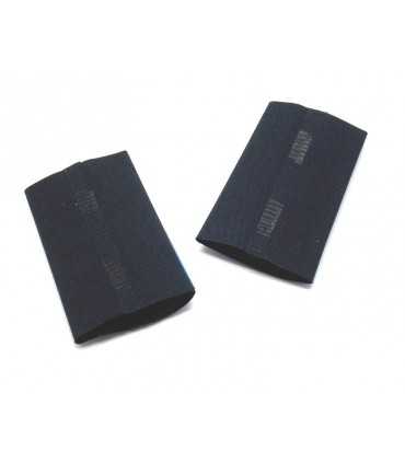 Tubolari plastificati Grado CAPITANO COMANDANTE Polizia Locale Municipale con 3 stelle bordate di rosso