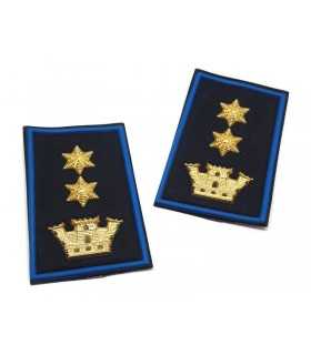 Tubular leaders 1 tower and 2 stars Municipal police