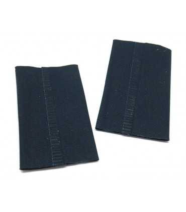 Tubolari plastificati Grado DIRIGENTE TENENTE COLONNELLO Polizia Locale Municipale due stelle bordate di rosso e una torre