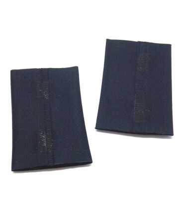 Tubolari plastificati Grado COMANDANTE DIRIGENTE COLONNELLO di Polizia Locale Municipale tre stelle bordate di rosso e una torre