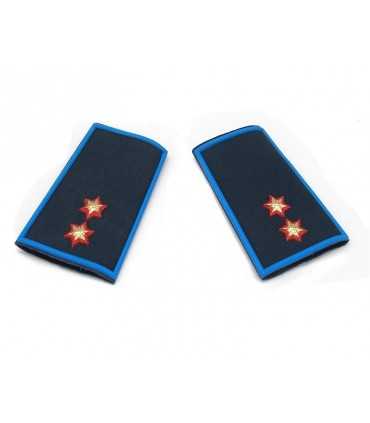 Tubulars lieutenant 2 stars bordered Municipal Police.