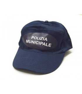 POLIZIA MUNICIPALE - MUNICIPAL POLICE BLUE COTTON CAP