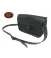 Delfiero leather bag with zip for women