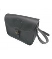 Delfiero leather bag with zip for women