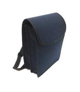 Borsello Vega Holster cordura 2 soffietti 2V89bor per Polizia o banda musica BIANCO BLU NERO