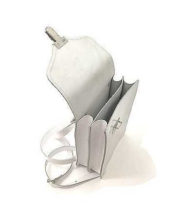 VEGA HOLSTER LEATHER HANDBAG WITH TWO BELLOWS 1V89