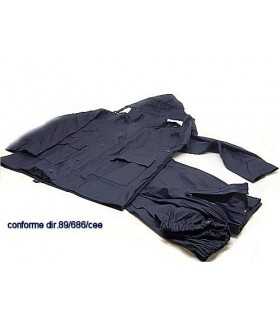 Cerata giacca e pantalone Starter in pvc blu
