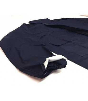 Starter waxed jachket and trousers in lining pvc blue