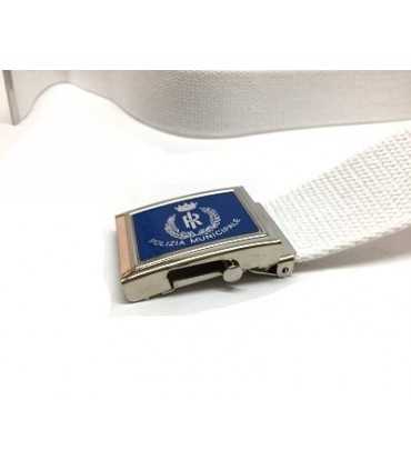 cotton tape belt 2V89 H 4 cm buckle Municipal Police
