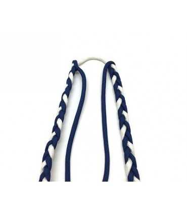 Cordone di rappresentanza blu bianco per uniforme o divisa