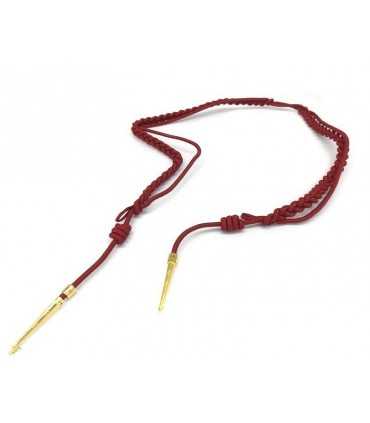 Crimson uniform cord for uniform