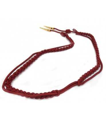 Crimson uniform cord for uniform