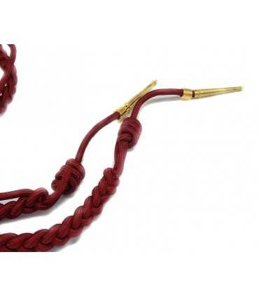 Crimson uniform cord for uniform