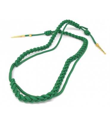 Cordone di rappresentanza verde per uniformi