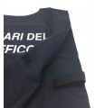 Corpetto Pettorina Vega HOLSTER cotone blu ausiliario del traffico Ausiliari POLIZIA LOCALE