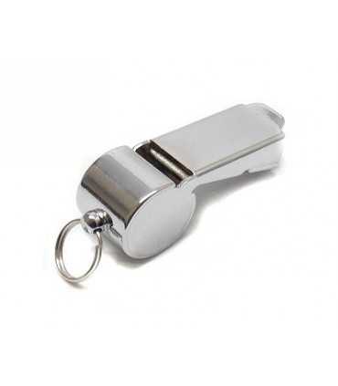 REFEREE LARGE CHROME WHISTLE