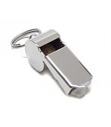 POLICEMAN SMALL CHROME WHISTLE