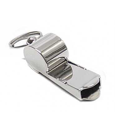 POLICEMAN SMALL CHROME WHISTLE