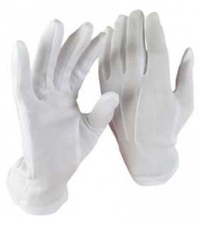 FULL DRESS WHITE COTTON GLOVES