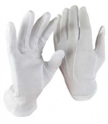 FULL DRESS WHITE COTTON GLOVES