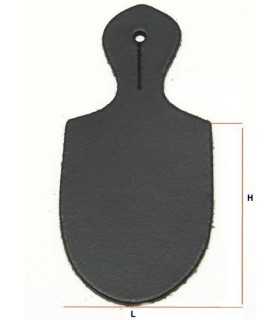 LEATHER BADGE HOLDER CM 4.5 x 6