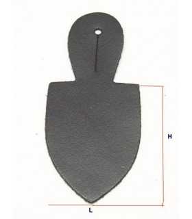 LEATHER BADGE HOLDER CM 4 x 5.2