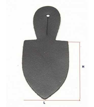 LEATHER BADGE HOLDER CM 4 x 5.2