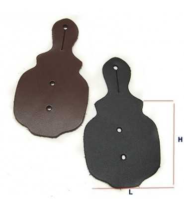 LEATHER BADGE HOLDER CM 5.5 x 6.5