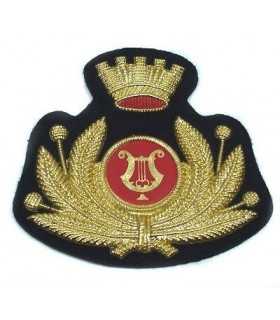 MUSICAL BAND HAT BADGE WITH CHITARA