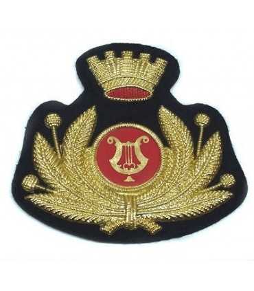 MUSICAL BAND HAT BADGE WITH CHITARA