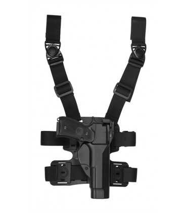 SHWL8 - Injection moulded polymer Holster with double safety system