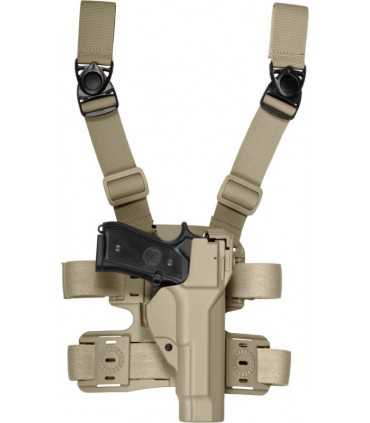 SHWL8 - Injection moulded polymer Holster with double safety system