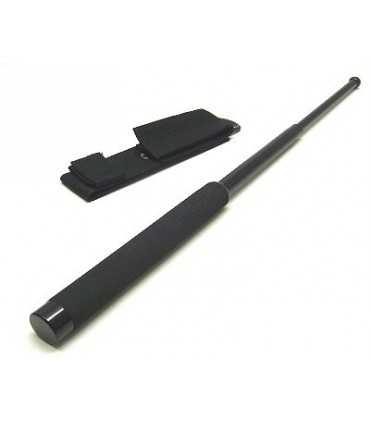 MEDIUM TELESCOPIC EXPANDABLE BATON WITH BLACK NYLON HOLDER