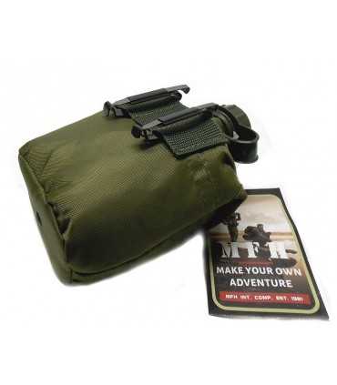 Plastic bottle 1 liter military green MFH