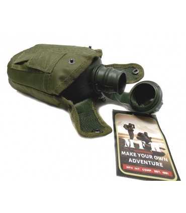 Borraccia in plastica 1 litro verde militare MFH