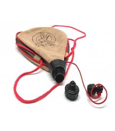 LAKEN STRAIGHT FORM LEATHER CANTEEN 1.5 L