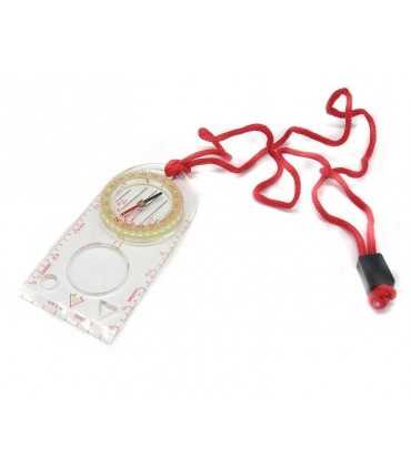 Bussola cartografica con quadrante fosforescente