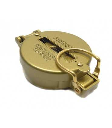 Compass in golden metal