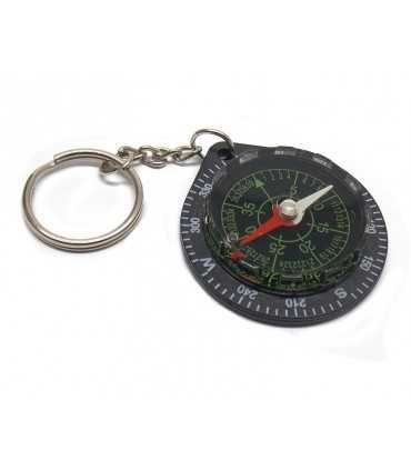 Plastic compass with keyring