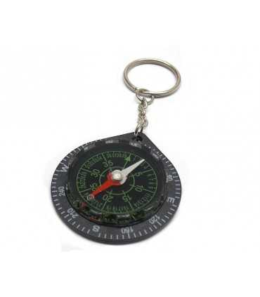 Plastic compass with keyring